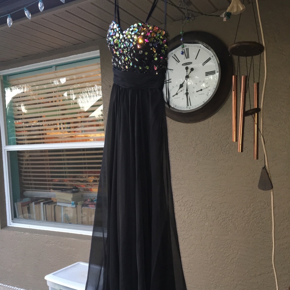Black formal dress